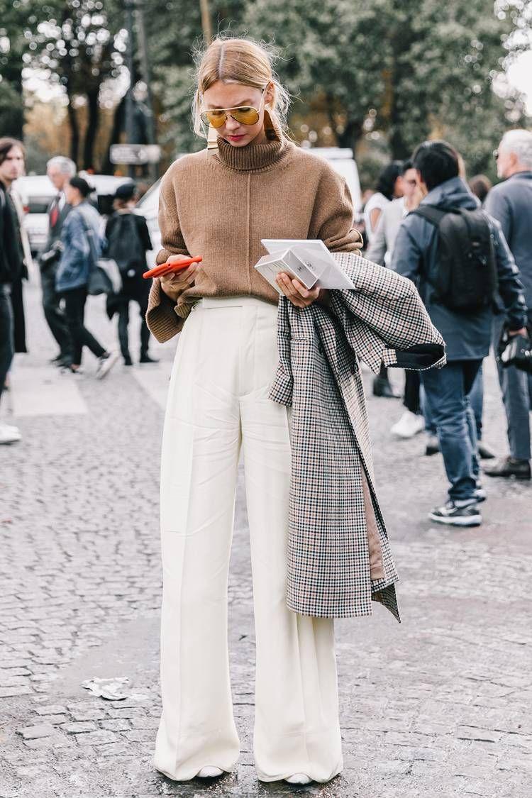 阔脚裤在冬天怎么穿最好看,阔脚裤怎么穿才好看