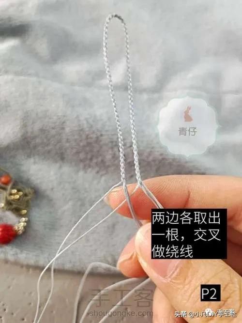 简单易学的手机链制作教程,手机链最新款教程