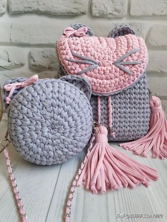 各种圆包包的钩织教程,多种漂亮包包的钩织图解