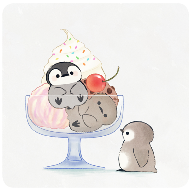 100个水彩美食插画,奈良美食插画