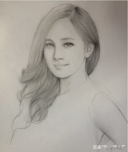 白浅上神你值得拥有,素描大幂幂的“魂”教程