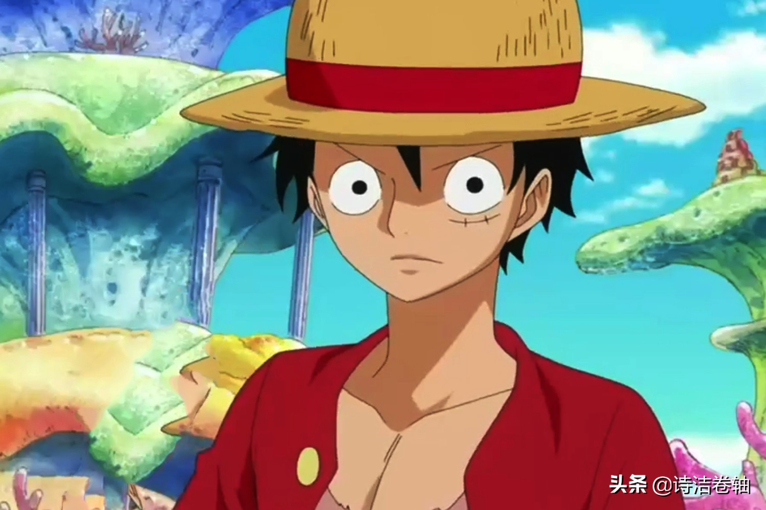 对比两年前后，草帽团最明显的变化（1）：路飞的帽子，索隆的眼