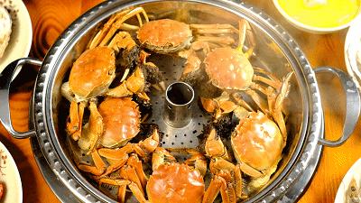 北京海鲜自助梭子蟹,海鲜自助的活梭子蟹