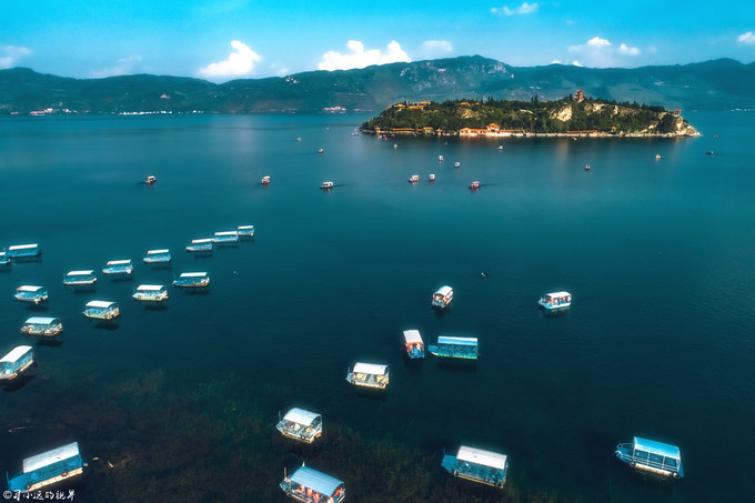 2001年抚仙湖水下古城真实视频,罕见的湖泊风光摄影