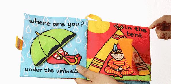 孩子乱咬书怎么治，Kimi从小看这个，baby给儿子看的布书长这样