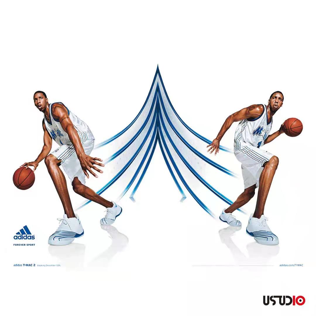 麦迪球鞋t-macmillennium磨脚后跟,adidast-macmillennium麦迪白