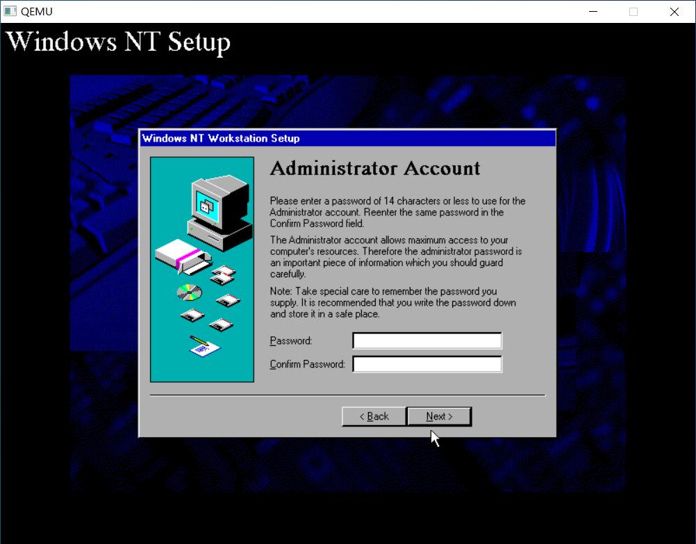 QEMU安装WINDOWSNT4.0MIPS版本