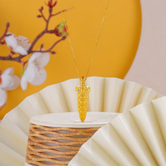 纯金剑,越王剑吊坠