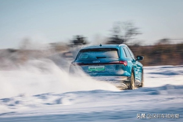 奥迪quattro冰雪试驾,奥迪quattro四驱雪地真实表现