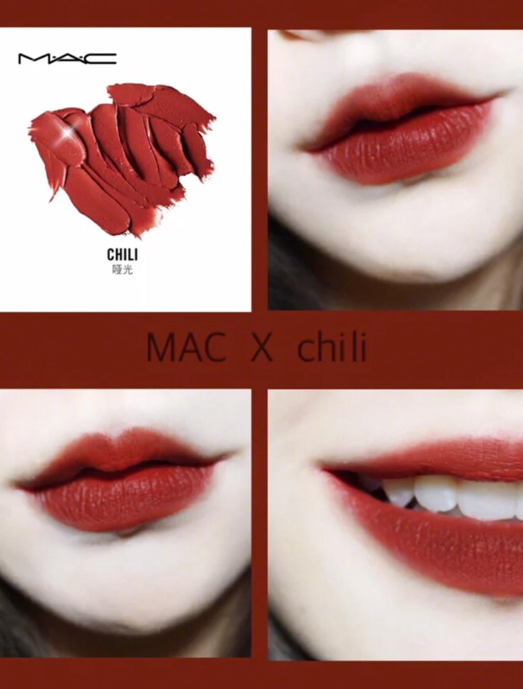 mac最显白口红色号,macrubywoo试色显白不