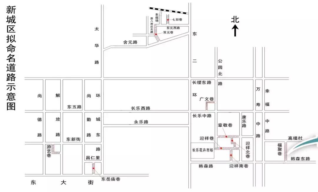 西安市的道路名大全,西安最美路名