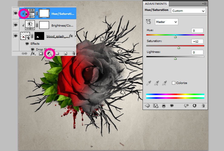 ps如何换花朵教程图解,ps怎么画枯萎的玫瑰