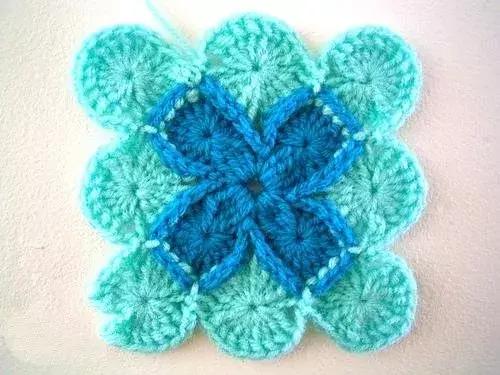 轮胎毛毯编织教程,床上毛毯编织花样大全