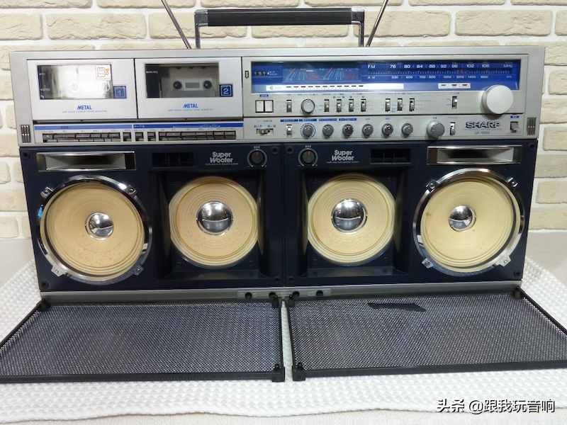 老款夏普录音cd一体机,日本生产的夏普450老式录音机