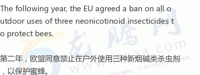 「龙腾网」英国政府允许农民使用欧盟禁止的危害蜜蜂的杀虫剂