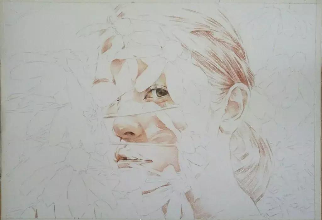 惊艳的彩铅画兔子,惊艳唯美的彩铅画