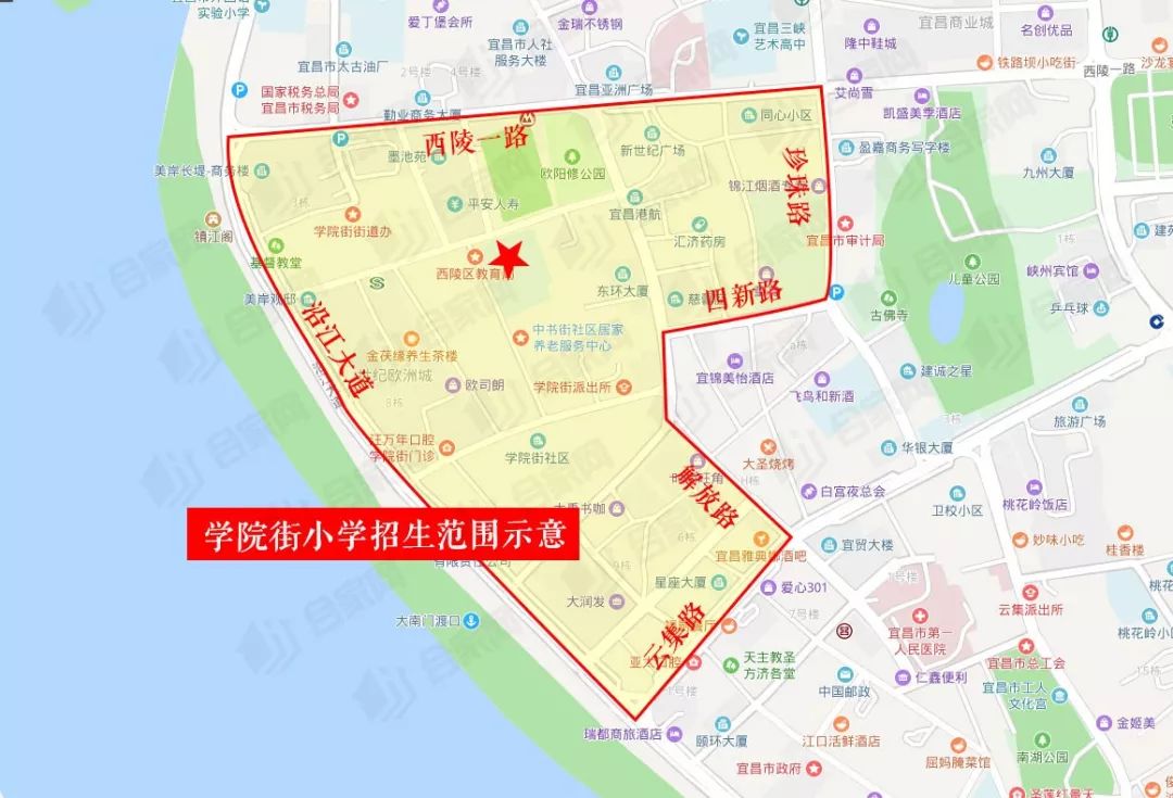 西陵区小学对应楼盘,西陵区2023年中小学划片