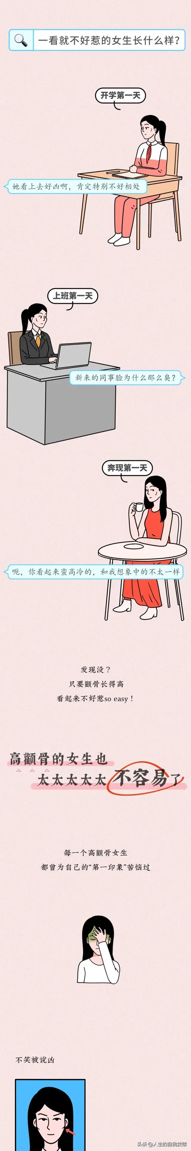 高颧骨女孩的痛,高颧骨女生意味着什么