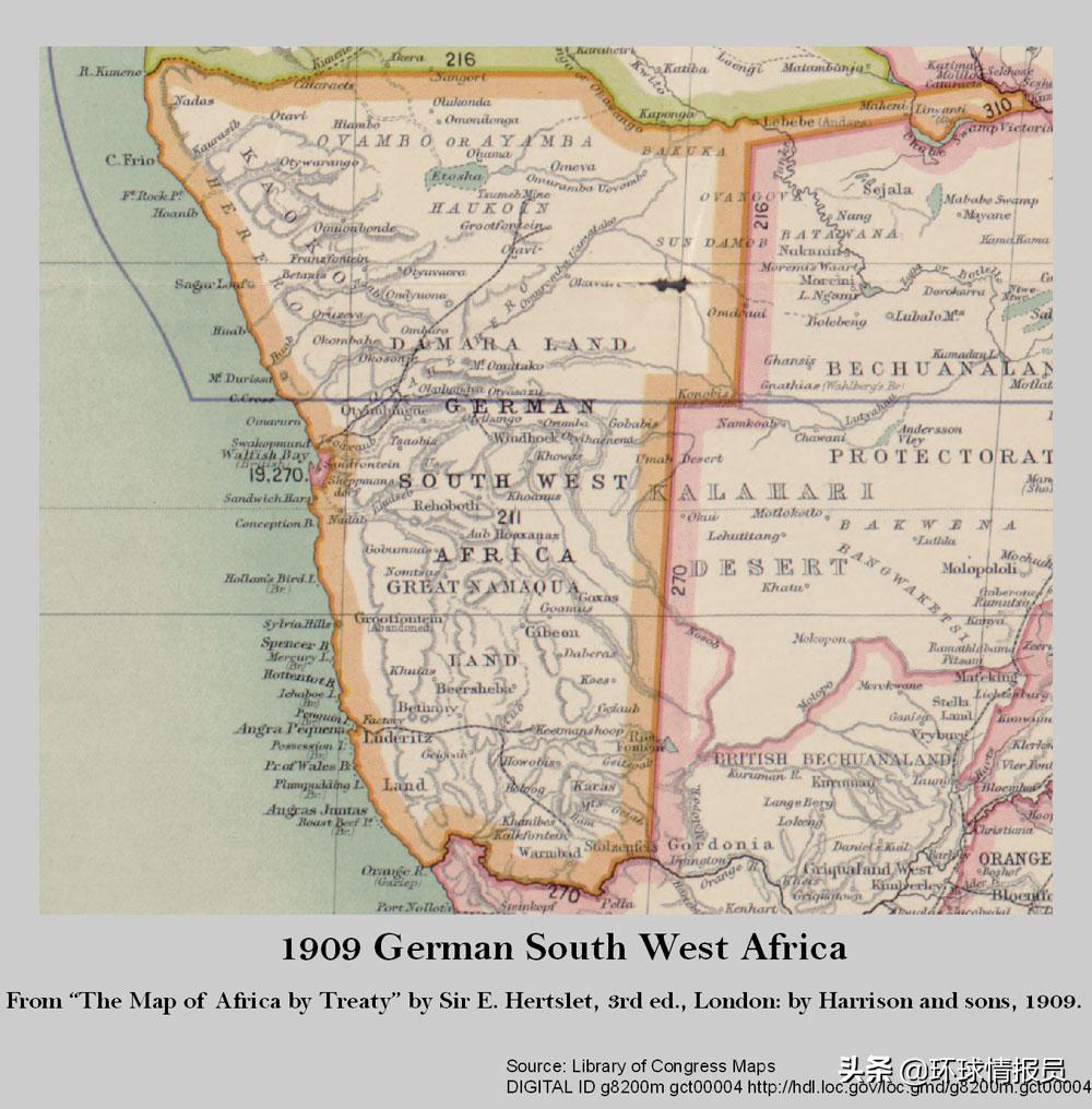 纳米比亚地理位置图,纳米比亚是个什么地方