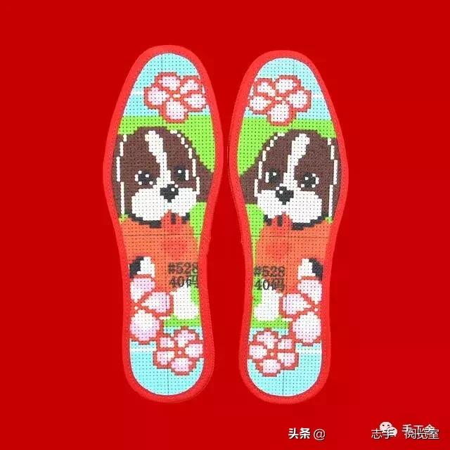 手工鞋垫自己绣,十字绣鞋垫视频教程