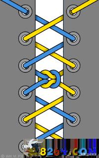 鞋带系起来不好看,鞋带系法不掉教程