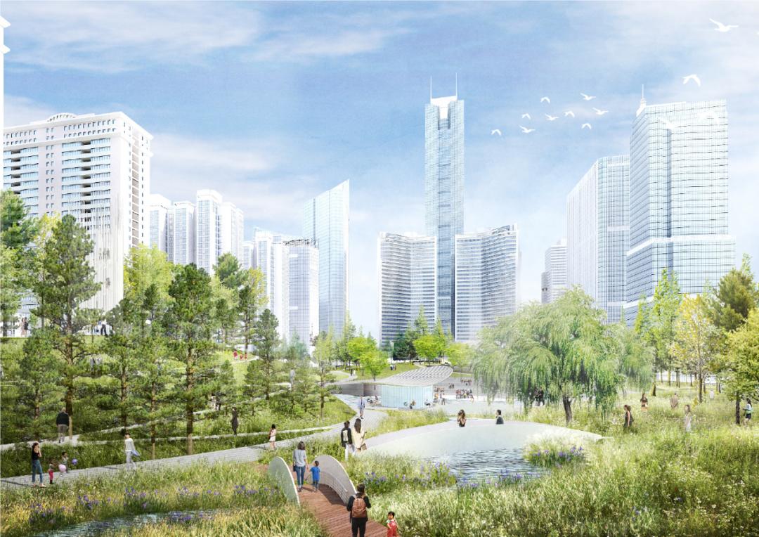 广州东站地区城市景观及环境设计国际咨询——“都市森林”