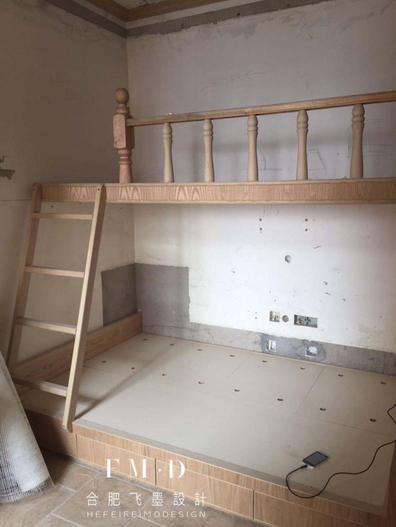 小户型木工师傅打的上下床,小户型木工打的床