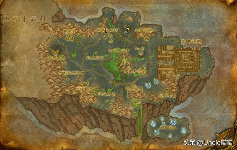 魔兽世界tbc升级地点,魔兽世界tbc外域a怪