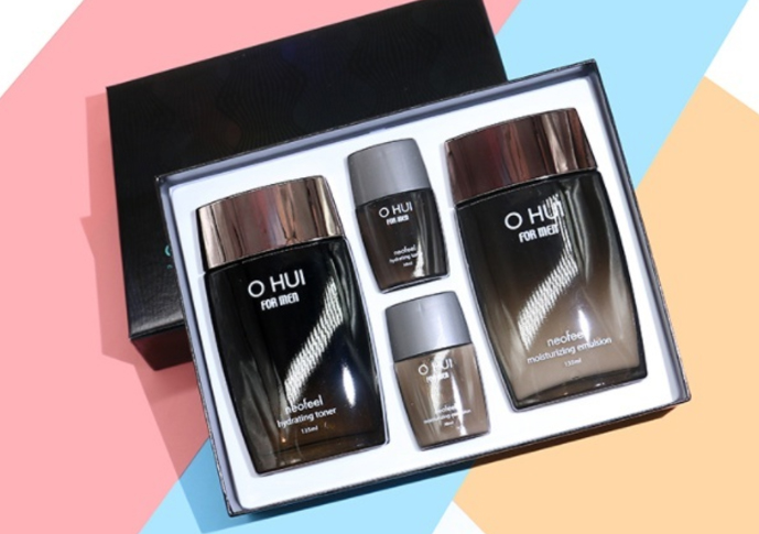 男士护肤套装控油祛痘六件套,男士护肤品套装抗皱补水