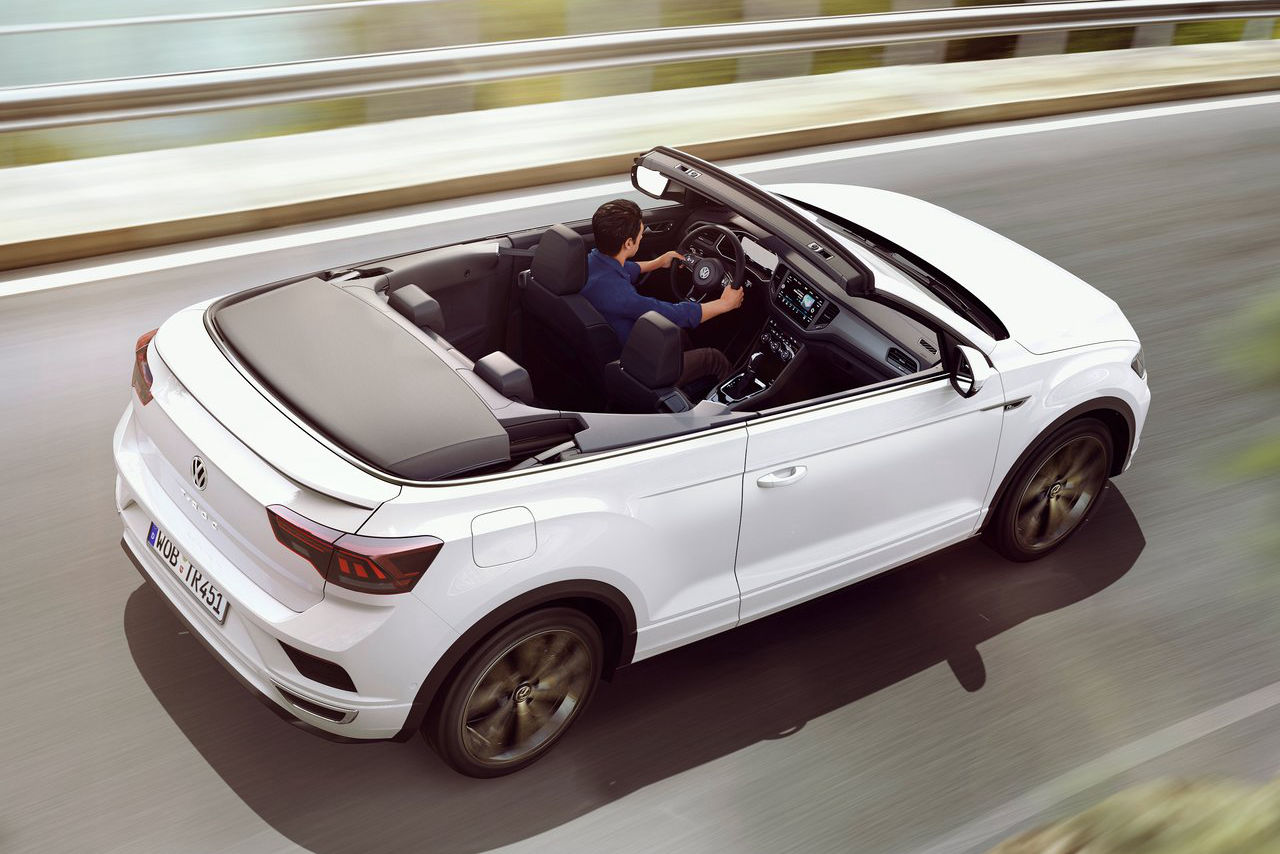 t-roc探歌敞篷版视频无水印素材,大众t-roc探歌2022款280tsidsg两驱