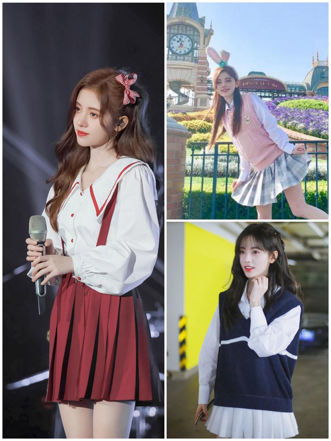 身高只有159的鞠婧祎，穿搭却能显高显瘦，小个子女生也能撑起来