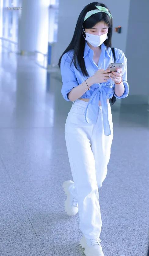 鞠婧祎长发高冷造型,长发女生鞠婧祎