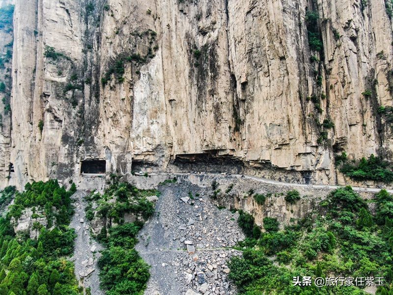 挂壁公路山西井底村,山西大山深处的一条挂壁公路