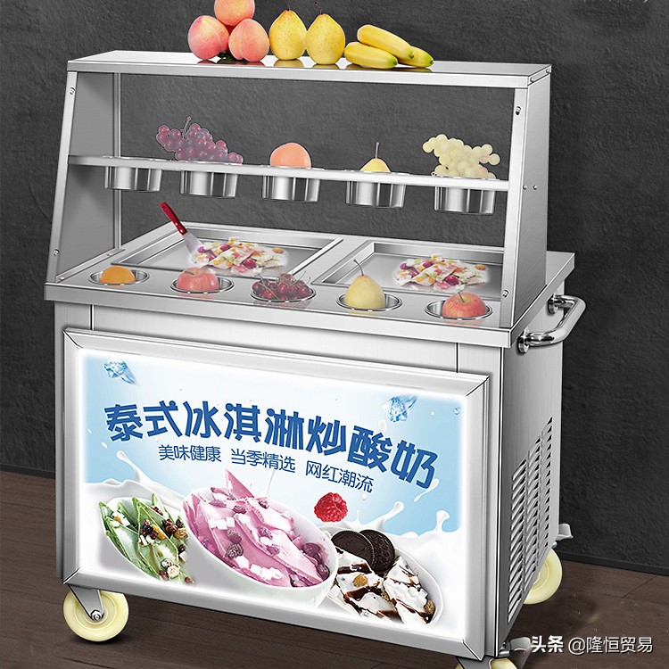 炒冰机怎么用全过程,炒冰机使用方法教程