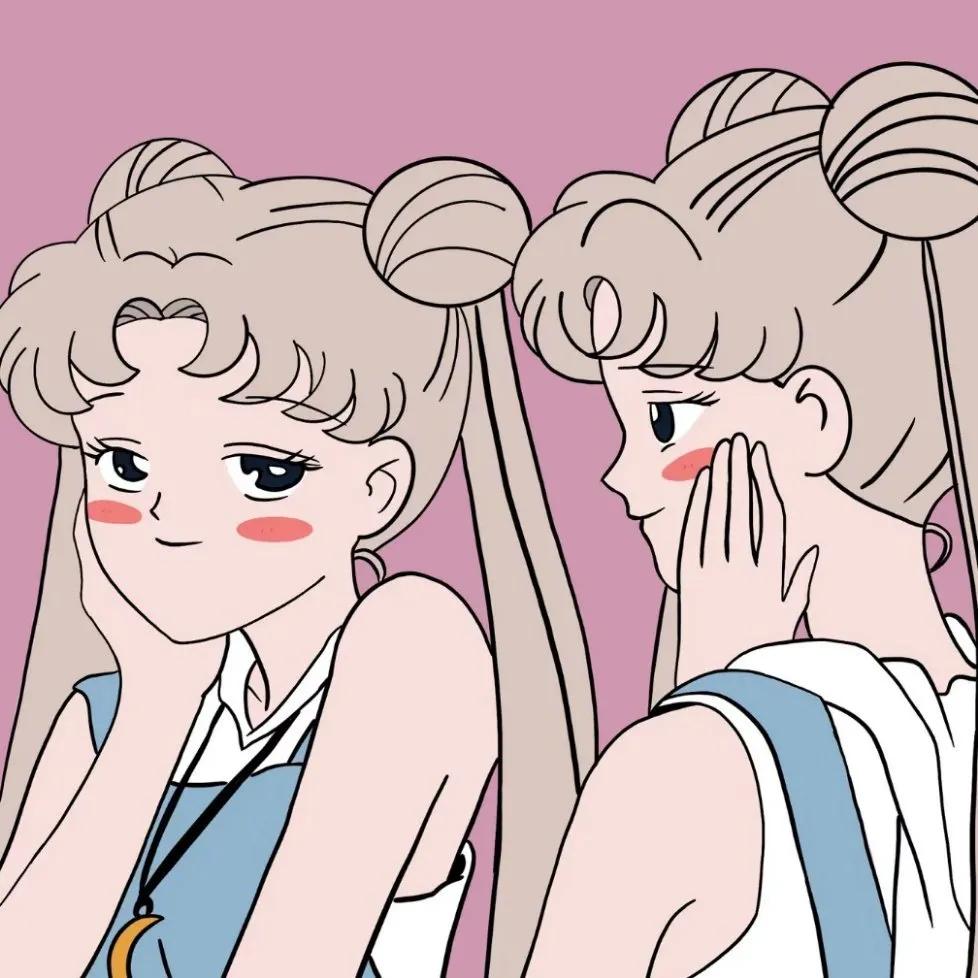 10-13岁女生小学生仙气闺蜜头像,超好看的男生兄弟动漫头像