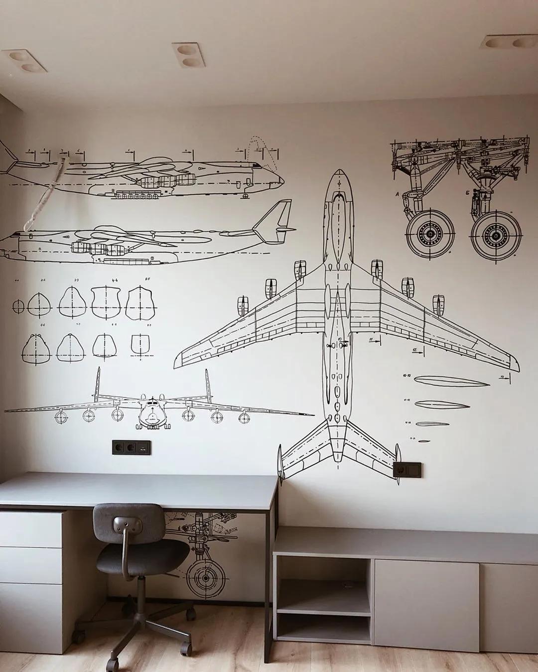 花卉墙绘,墙绘花卉色彩作品