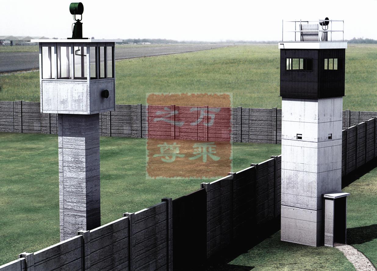 严密边境防御体系，柏林墙的结构和组成