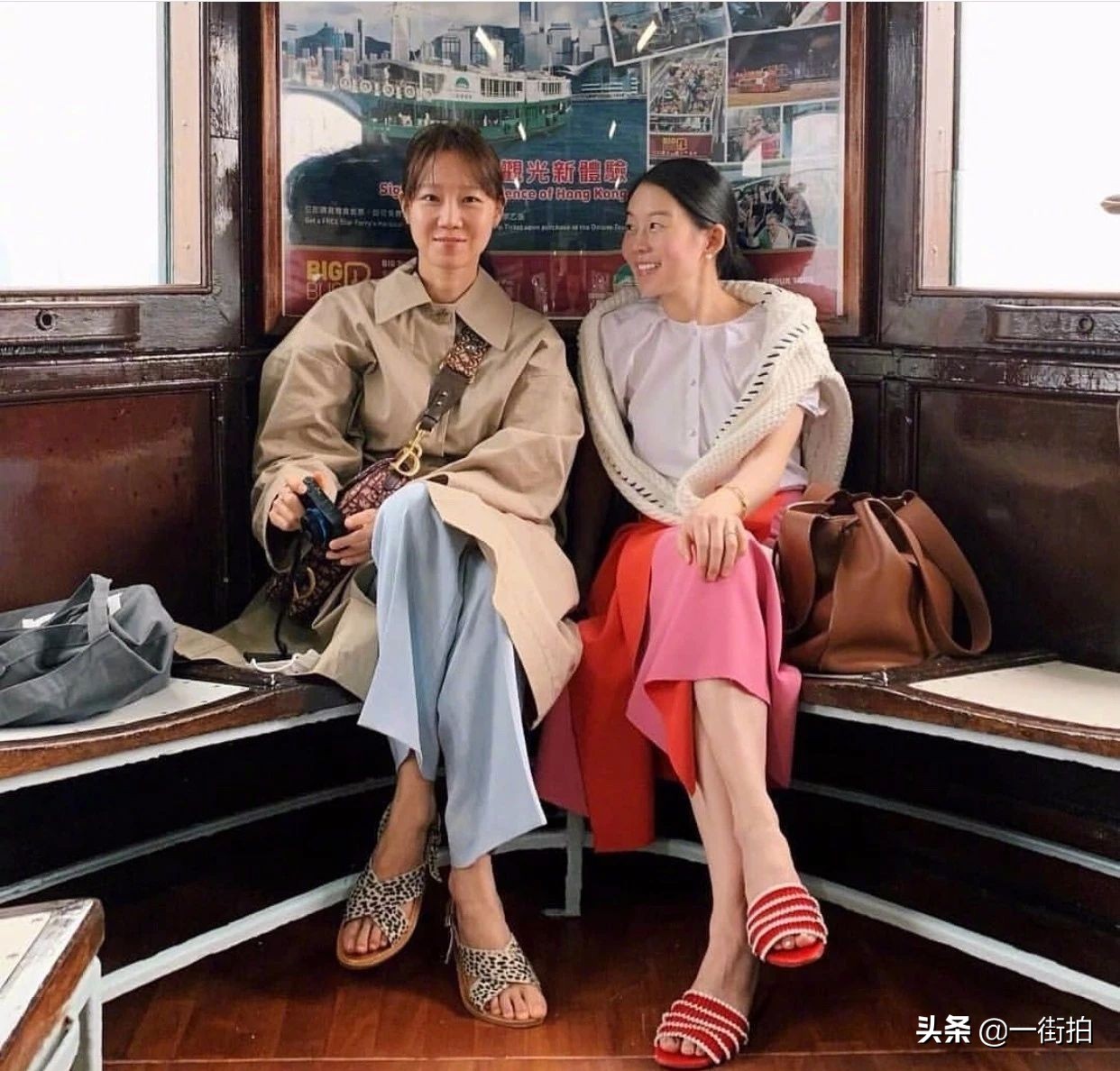 闫妮穿红色连衣裙,闫妮的碎花裙