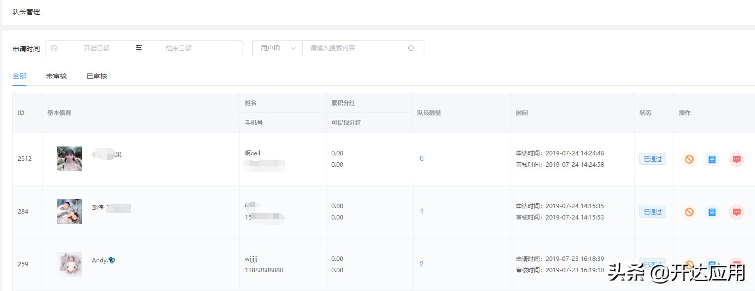 团队分红分销插件商城裂变小程序，开达五合一商城三级裂变发布