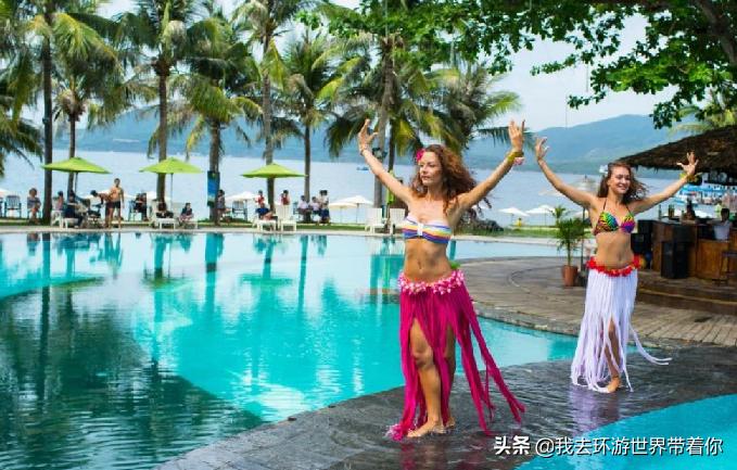 越南芽庄的蓝天白云,拥抱零下30度