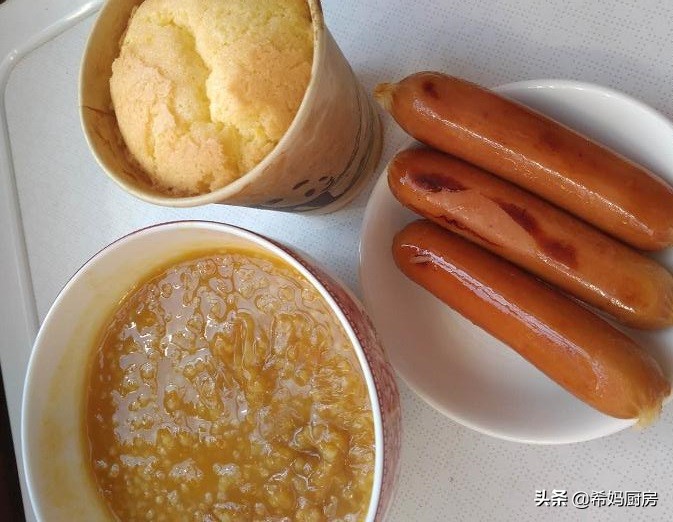 用不完的糯米粉统统拿来做蛋糕吧,只用牛奶和鸡蛋做蛋糕和糯米粉