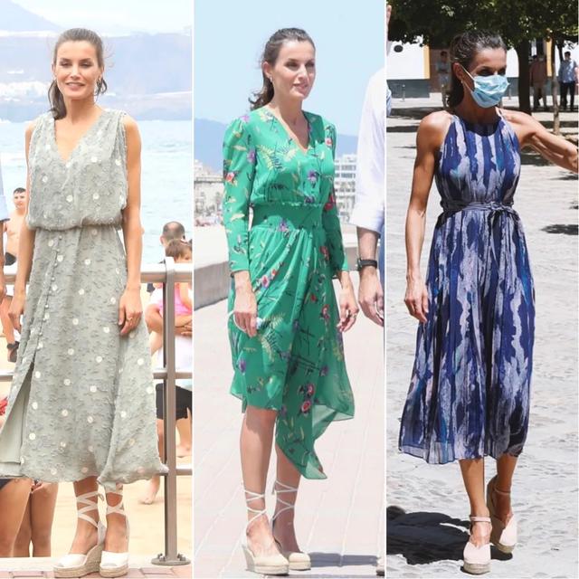 莱蒂齐亚最新着装,莱蒂齐亚穿旧衣服