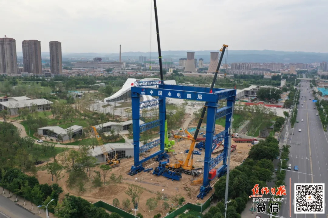 天河公园再添新景！又一钢铁巨侠安家焦作