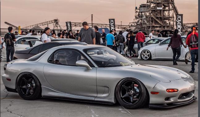 速度与激情rx7雨宫套件,马自达rx-7飙车场面