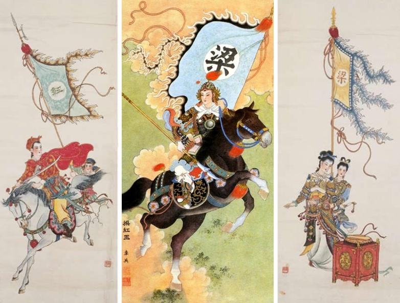 韩世忠梁红玉抗金兵,宋朝女将梁红玉和韩世忠