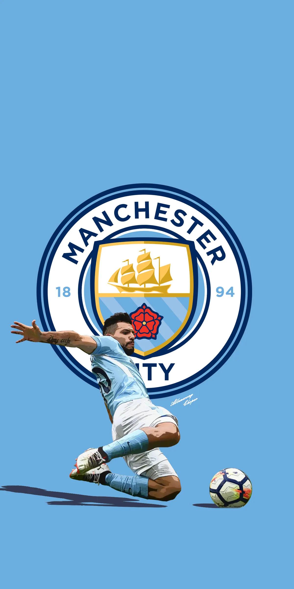 曼城夺得足总杯冠军壁纸,曼城英超夺冠壁纸