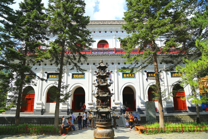十大名胜古迹山西五台山,山西五台山风景秀丽建筑精巧