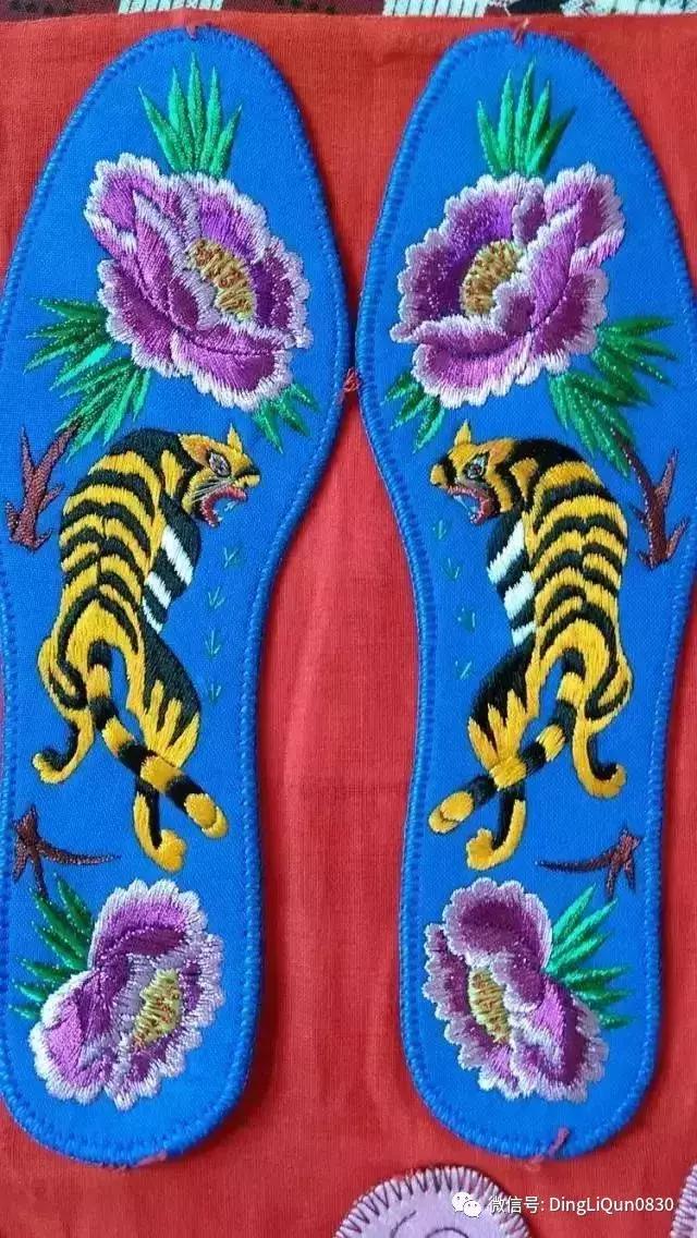 刺绣作品简单的,老式刺绣喜字的鞋垫刺绣方法