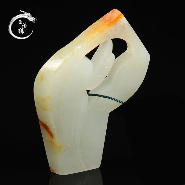 黄皮白肉籽料,黄皮白肉籽料观音