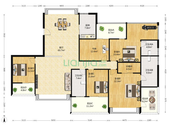 深圳湾君汇户型图,深圳湾君汇新天豪宅